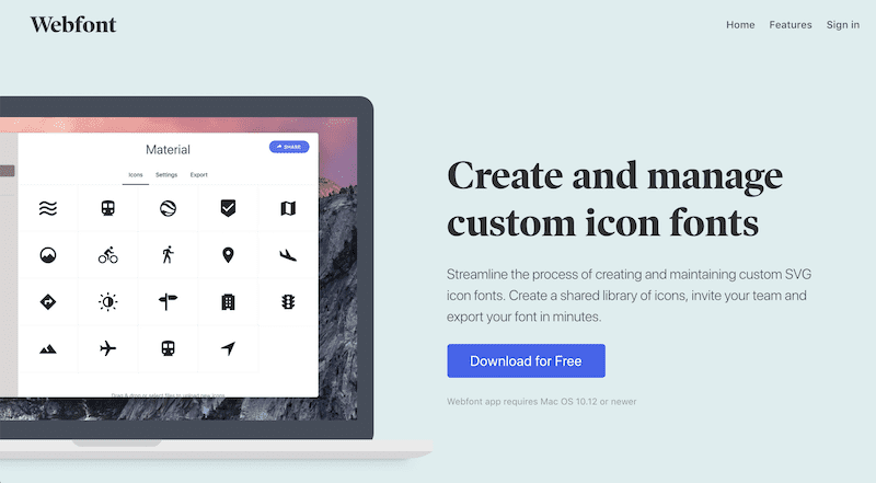 Webfont Webfont - Prototypr | Prototyping | Prototypr Toolbox