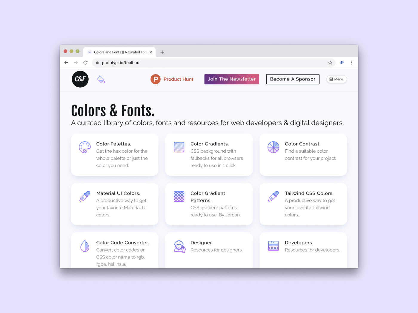 Colors & Fonts 4.0 - Color Library and Resources | Prototypr.io ...