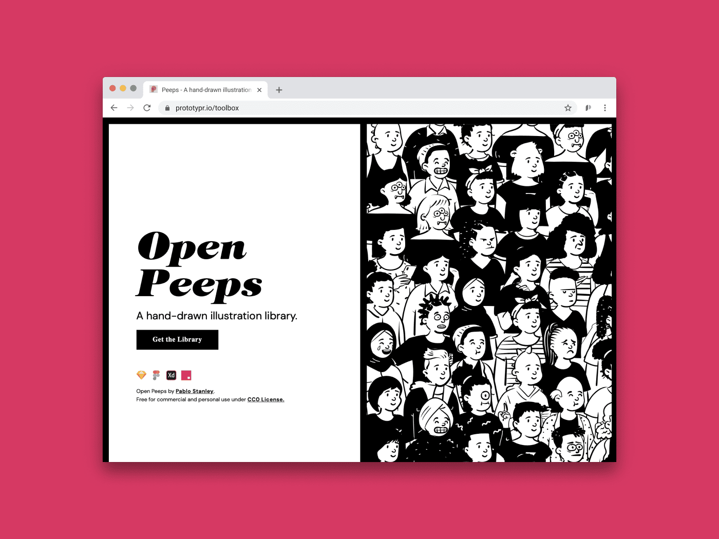 Peeps - Hand-Drawn Illustration Library - Prototypr.io | Toolbox