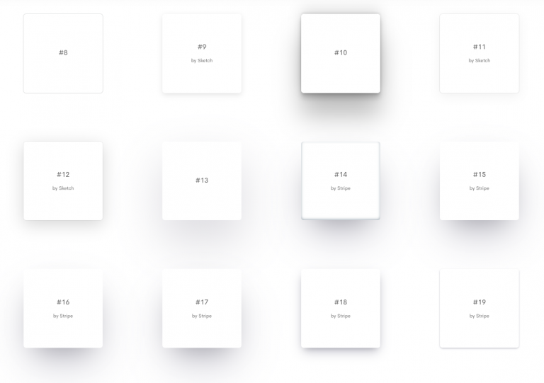 CSS box-shadow examples by CSS Scan – Box Shadow Generator