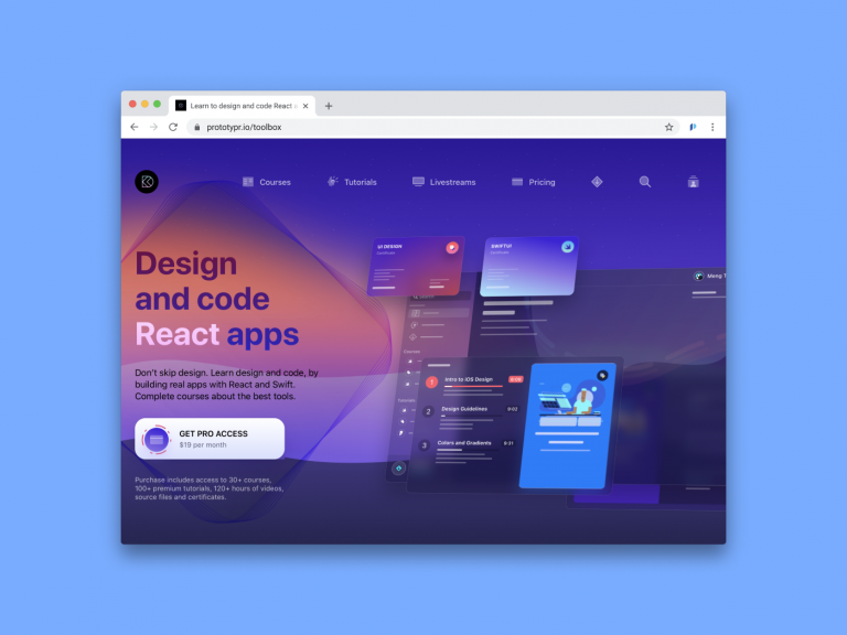 Design+Code 4 - Learn design and code with React and Swift