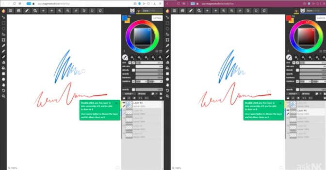 Magma Studio - a collaborative online painting & drawing tool