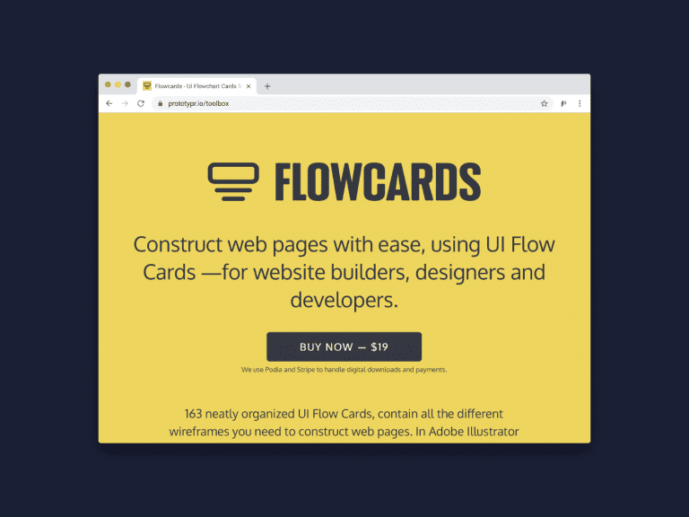 Flowcards - UI Flowchart Design Cards | Prototypr.io